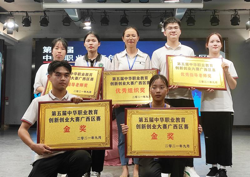 工业设计学院指导学生创新创业项目参加第五届中华职业教育创新创业大赛喜获佳绩