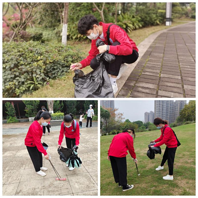 学生开展清扫垃圾服务.jpg
