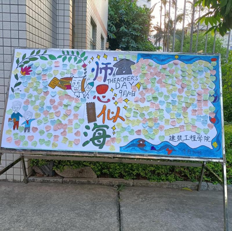 板报上写满学生对老师的祝福（小图）.jpg