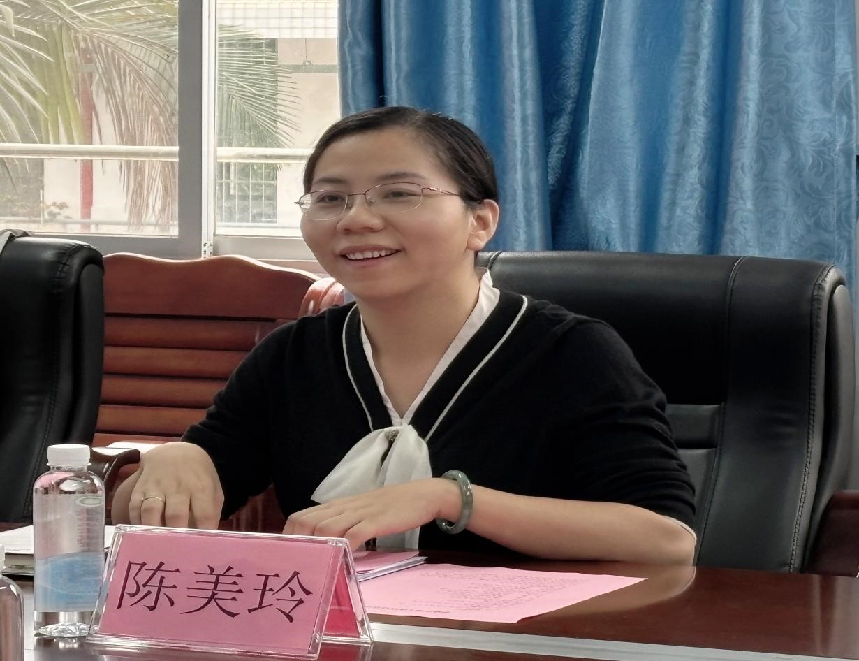 广西国际商务职业技术学院陈美玲副处长发言