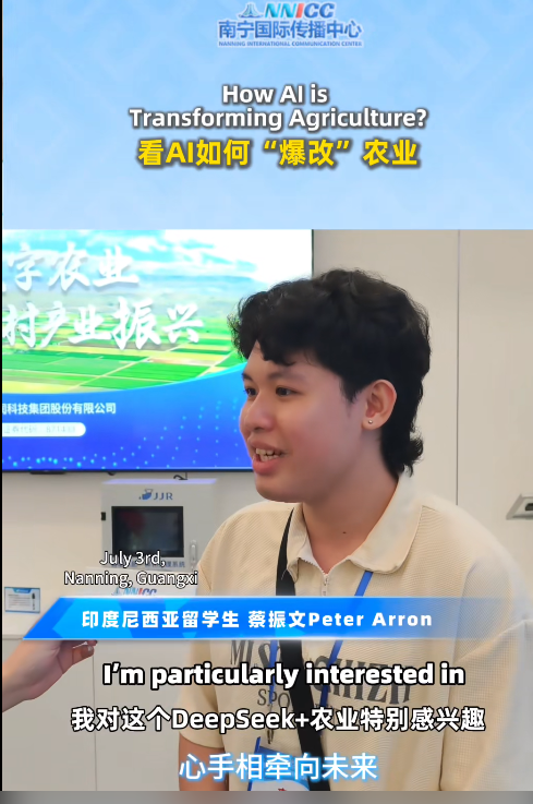 我校留学生接受采访3