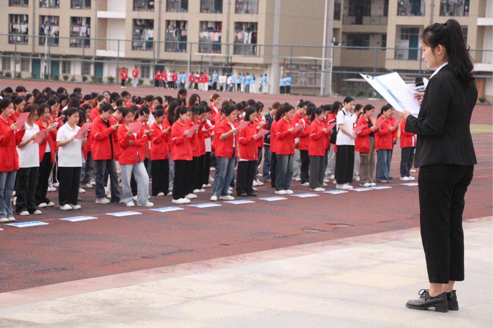 图二：晨读现场