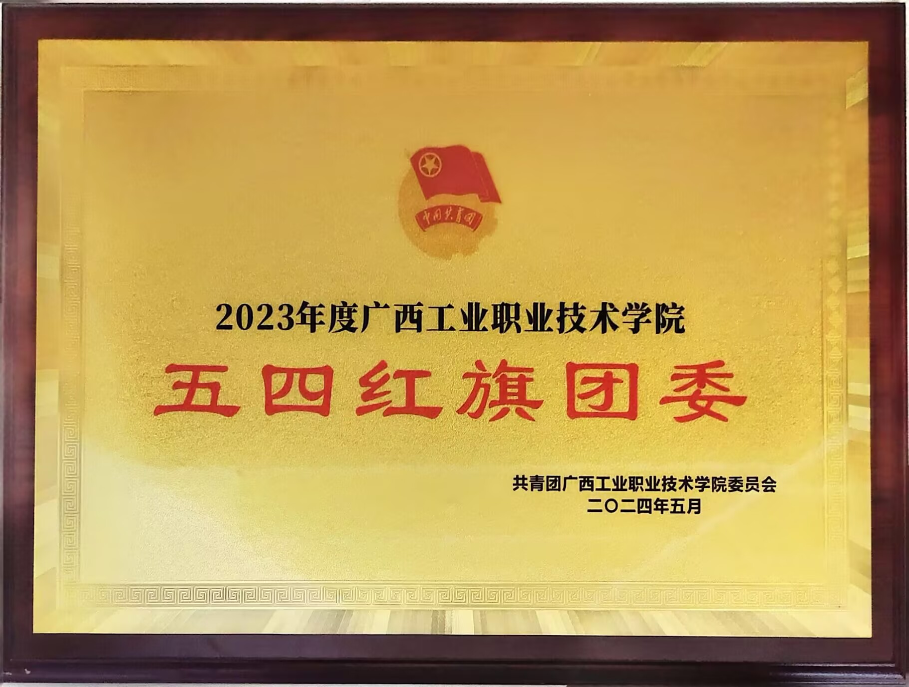 2024.5荣获校级五四红旗团委