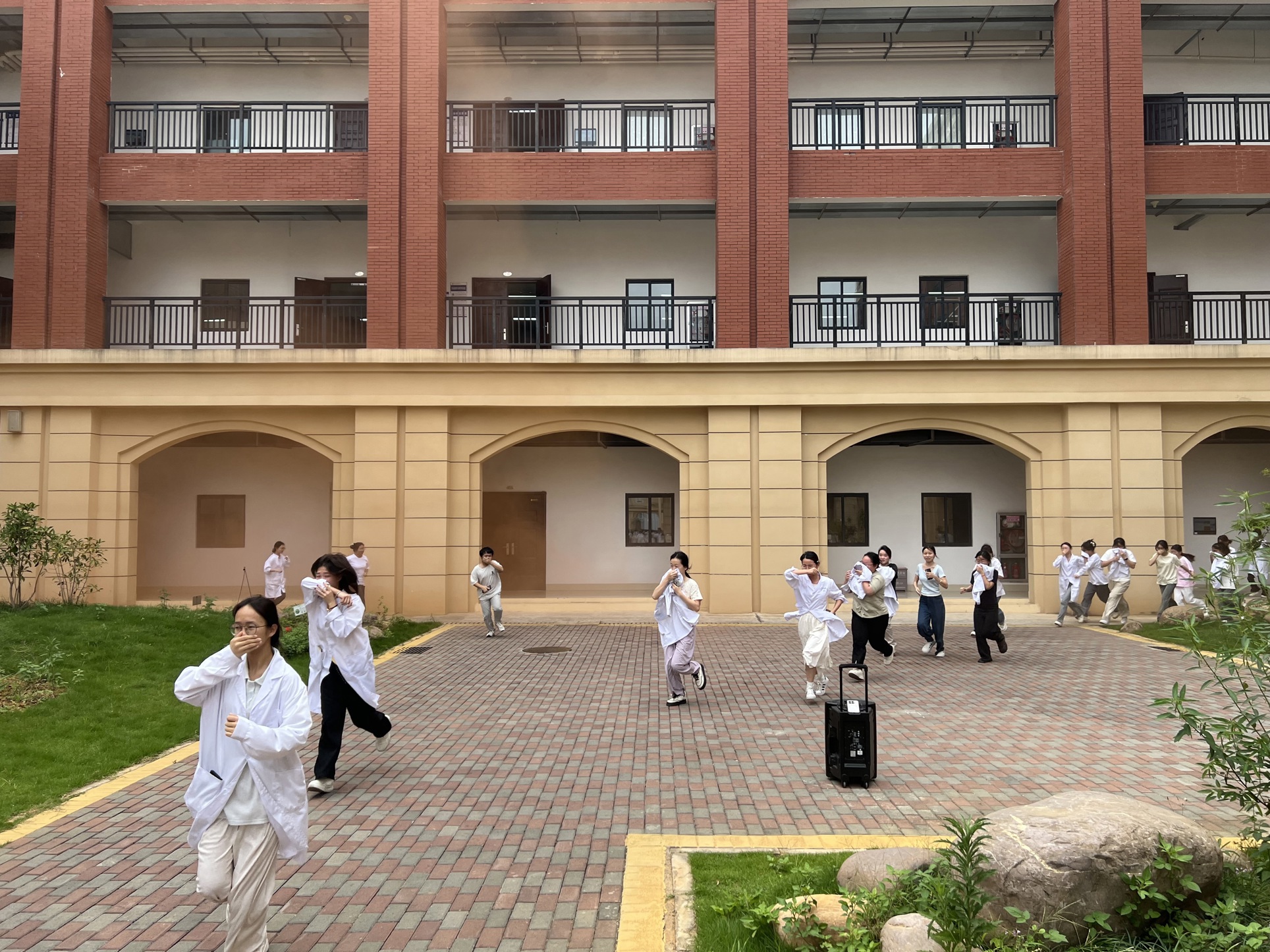 应急疏散演练现场2